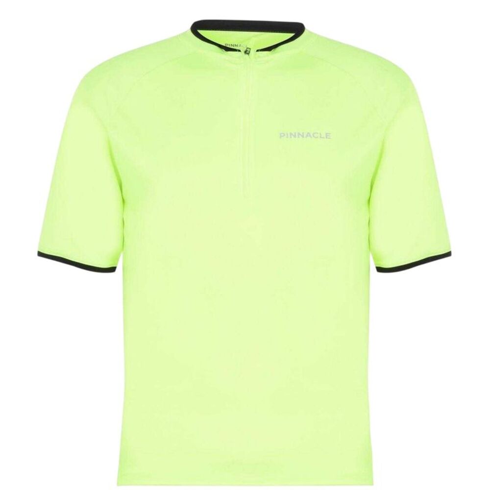 Pinnacle Mens Short-Sleeved Cycling Jersey / Yellow